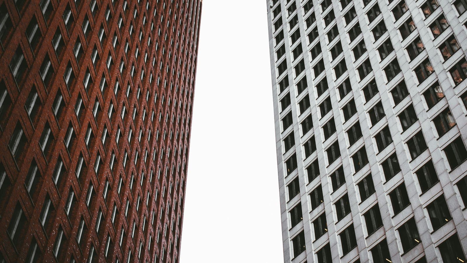 Brown and white concrete building