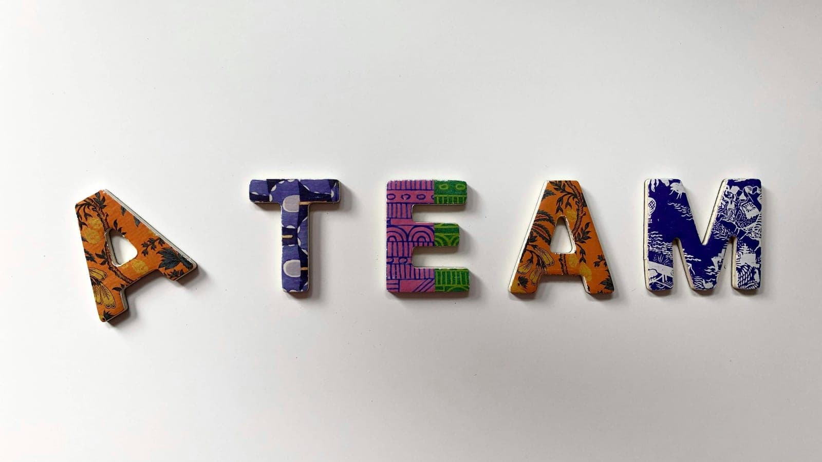 A Team in Colorful Alphabets
